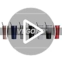 VEGOND 20oz White Stainless Steel Insulated Travel Mug Bulk Pack of 12