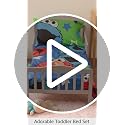 Sesame Street Awesome Buds Toddler Bed Set with Comforter & Sheets - Elmo & Cookie Monster, 4 Piece