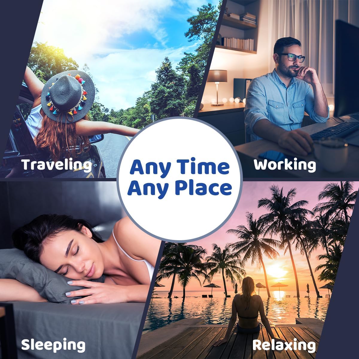 Sleepbox White Noise Machine - 25 Soothing Sounds, 10 Color Night Light, 4 Brightness Levels, 32 Volume Levels, Timer & Memory Function for All Ages