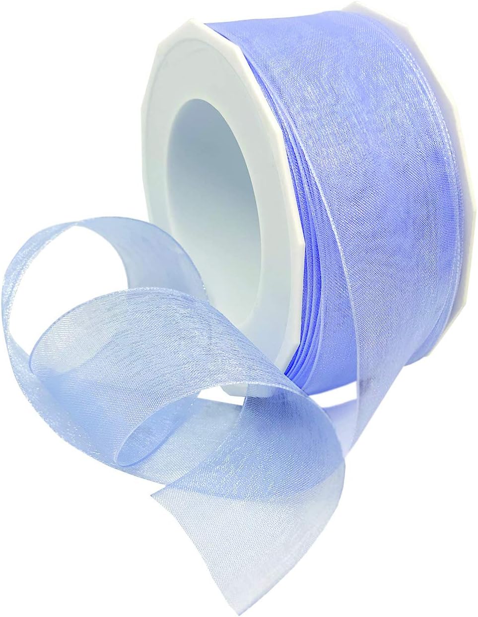 Red Organdy Nylon Ribbon - 5/8 Inch x 100 Yards | Morex 91803/100-609