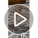 befbee 8x10 Grey Turmeric Washable Non-Slip Area Rug for Living Room