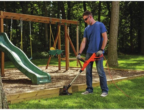 BLACK+DECKER 13-Inch String Trimmer & Edger - Powerful 5-Amp Motor for Effortless Lawn Care