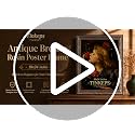 Vintage Gold Ornate Picture Frame 18x24 Wall Art Frame with Carved Detailing - Antique Finish, Shatter-Resistant Glazing, Includes Hardware - Variation: Vintage Gold / 18x24