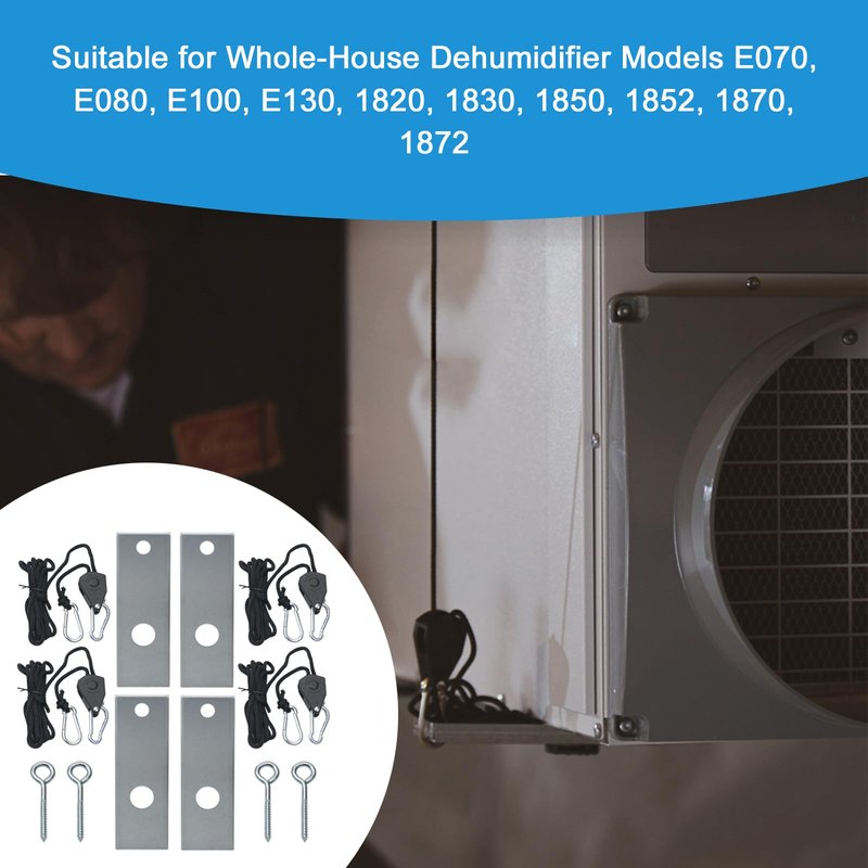 folosem 5822 Dehumidifier Hanging Kits for AprilAire Dehumidifier, for Crawl Space, Basement, Whole-House Dehumidifier