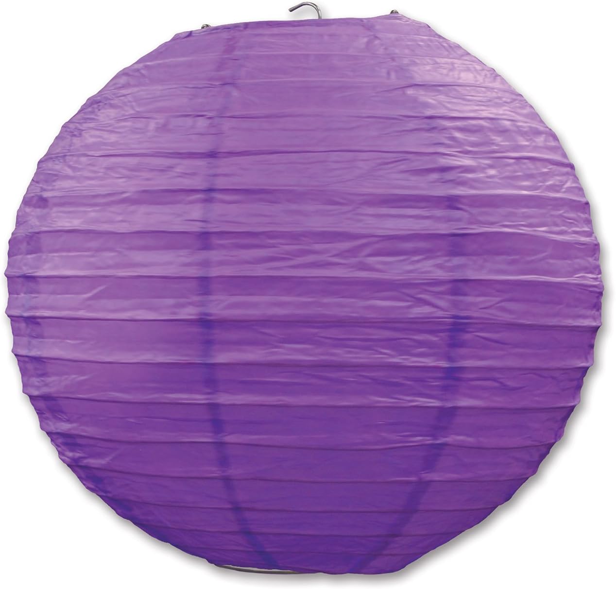 Lavender Paper Lanterns - 3 Pack Decorative Hanging Ceiling Decor for Birthdays, Showers & Events