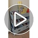 Kids Toy Storage Organizer with 9 Bins - Montessori Toddler Bookshelf & Playroom Storage