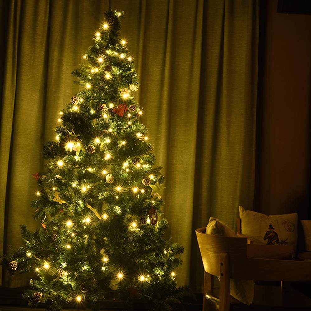 50 LED Battery Operated Christmas Lights - 18ft Waterproof String Lights with 8 Modes & Timer for Indoor/Outdoor Decor