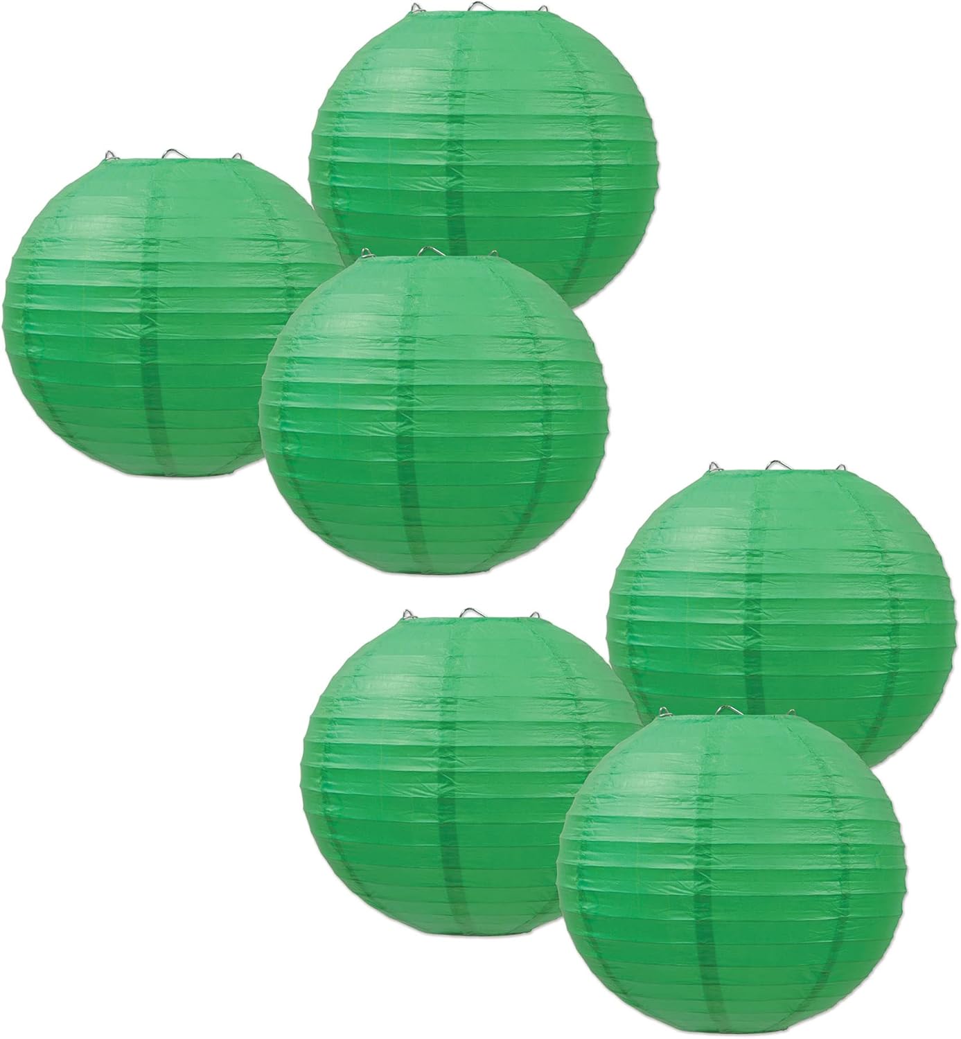 Lavender Paper Lanterns - 3 Pack Decorative Hanging Ceiling Decor for Birthdays, Showers & Events