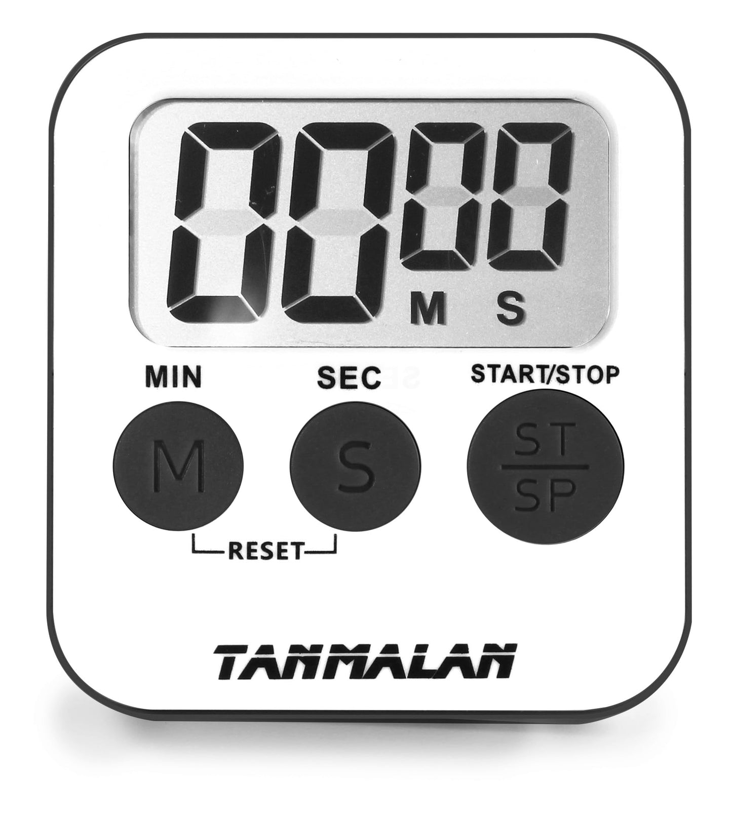 Tanmalan Kitchen Timer for Cooking Loud Alarm, Large Display, Auto Memory Loud Alarm, Large Display,Big Button,for Kids for Teacher Classroom Must Haves,Count Down-up,Easy to use (6.0-Grey)
