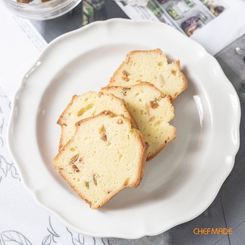 CHEFMADE Non-Stick Rectangle Loaf Pan - 1LB Oblong Bakeware for Bread & Meat Baking | Champagne Gold