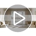 Immiehh Warm Gold Curtain Rod 72-144 Inch Heavy Duty Brass Support with Finials - Adjustable Window Rod