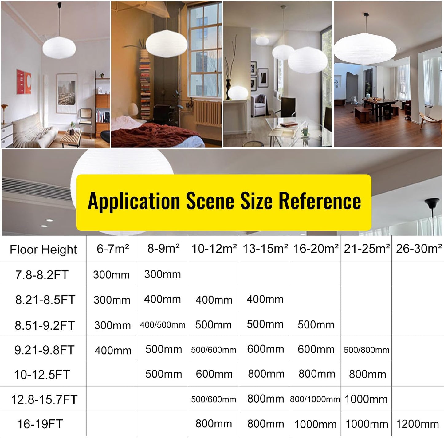 White Oval Paper Lanterns-16.54" Large Hanging Paper Lantern Lamp, Chinese/Japanese Paper Pendant Lampshade for Party Decoration, Wedding, Home Decor Paper Ceiling Lampshade(1 Pack)