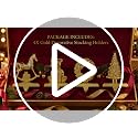 MERRI GLOW Horse Christmas Stocking Holders Set of 4 Gold Holiday Decor