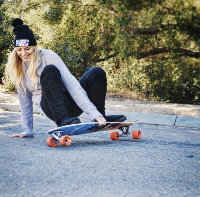 Yocaher Longboard Skateboard Complete Kicktail Cruiser 40" x 10" w/Premium Black Grip Tape, Heavy Duty Aluminum Alloy Truck, 71mm Longboard Wheels (Complete - Kicktail - Blue N' Red)