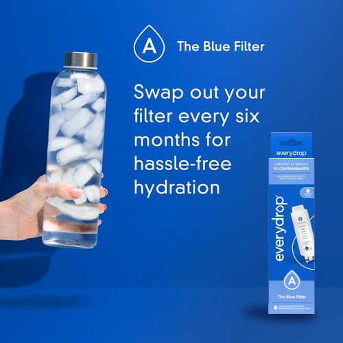 Everydrop by Whirlpool Refrigerator Water Filter - EDRARXD1, Single Pack for Clean, Fresh Water