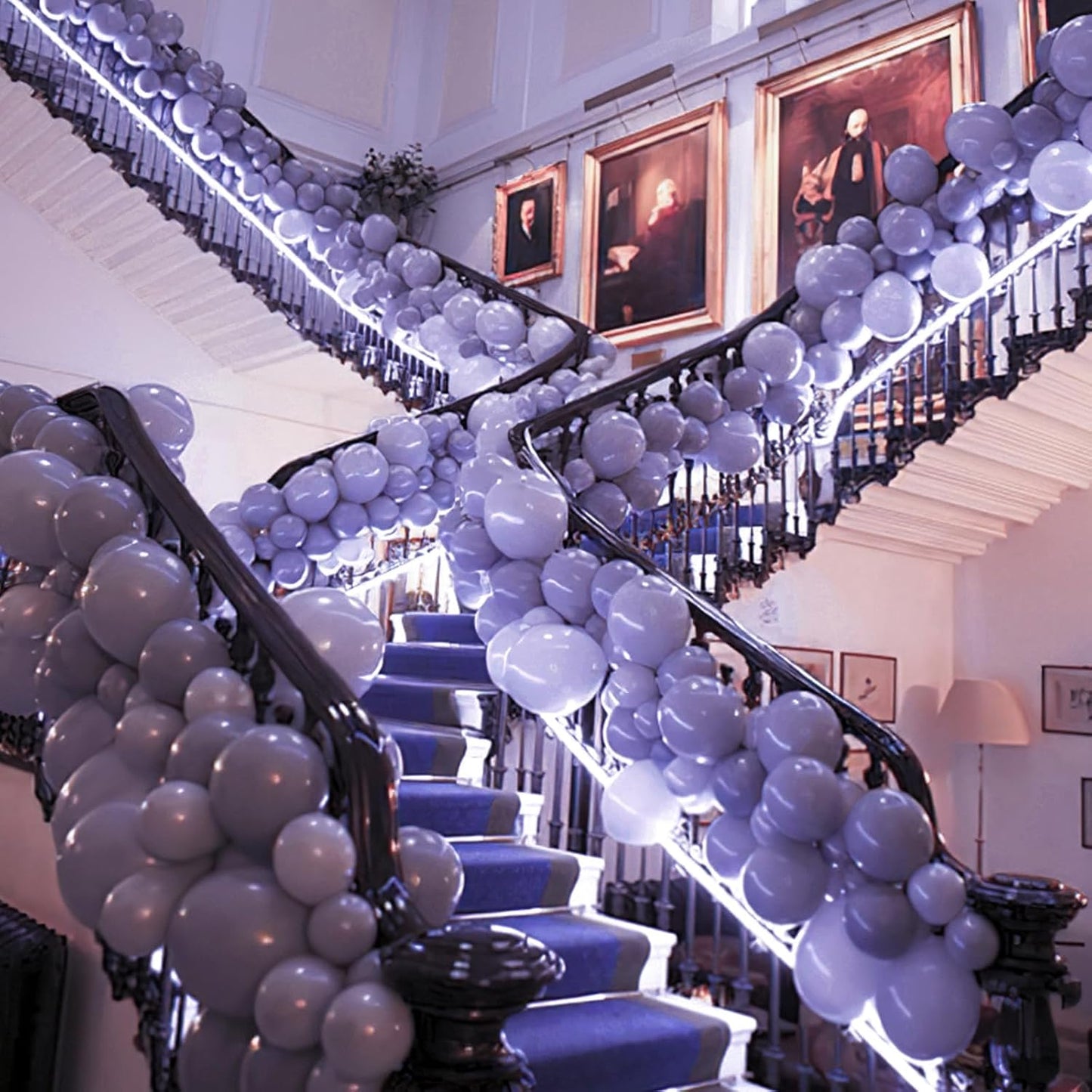 PartyWoo Purple Balloon Arch Kit - 140 Pcs in Shades of Purple for Baby Shower & Birthday Decor | 18, 12, 10, 5 Inch Sizes