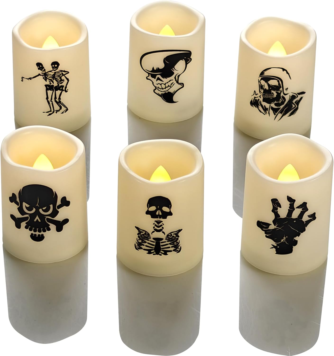 12 PCS LED Flameless Votive Candles - Long-Lasting Battery Operated with 120+ Hours Life