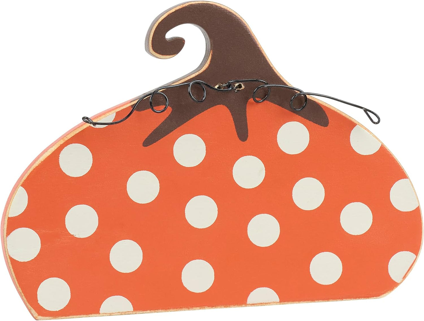 Pumpkin Home Décor Sign - Halloween Themed 5.5" x 4" by Primitives by Kathy