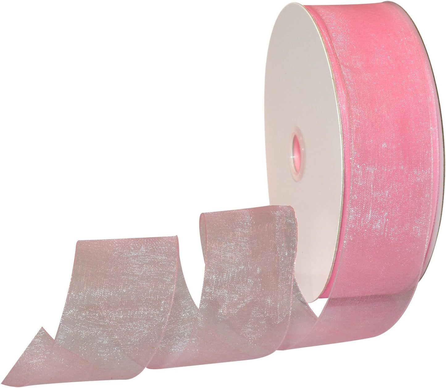 Red Organdy Nylon Ribbon - 5/8 Inch x 100 Yards | Morex 91803/100-609