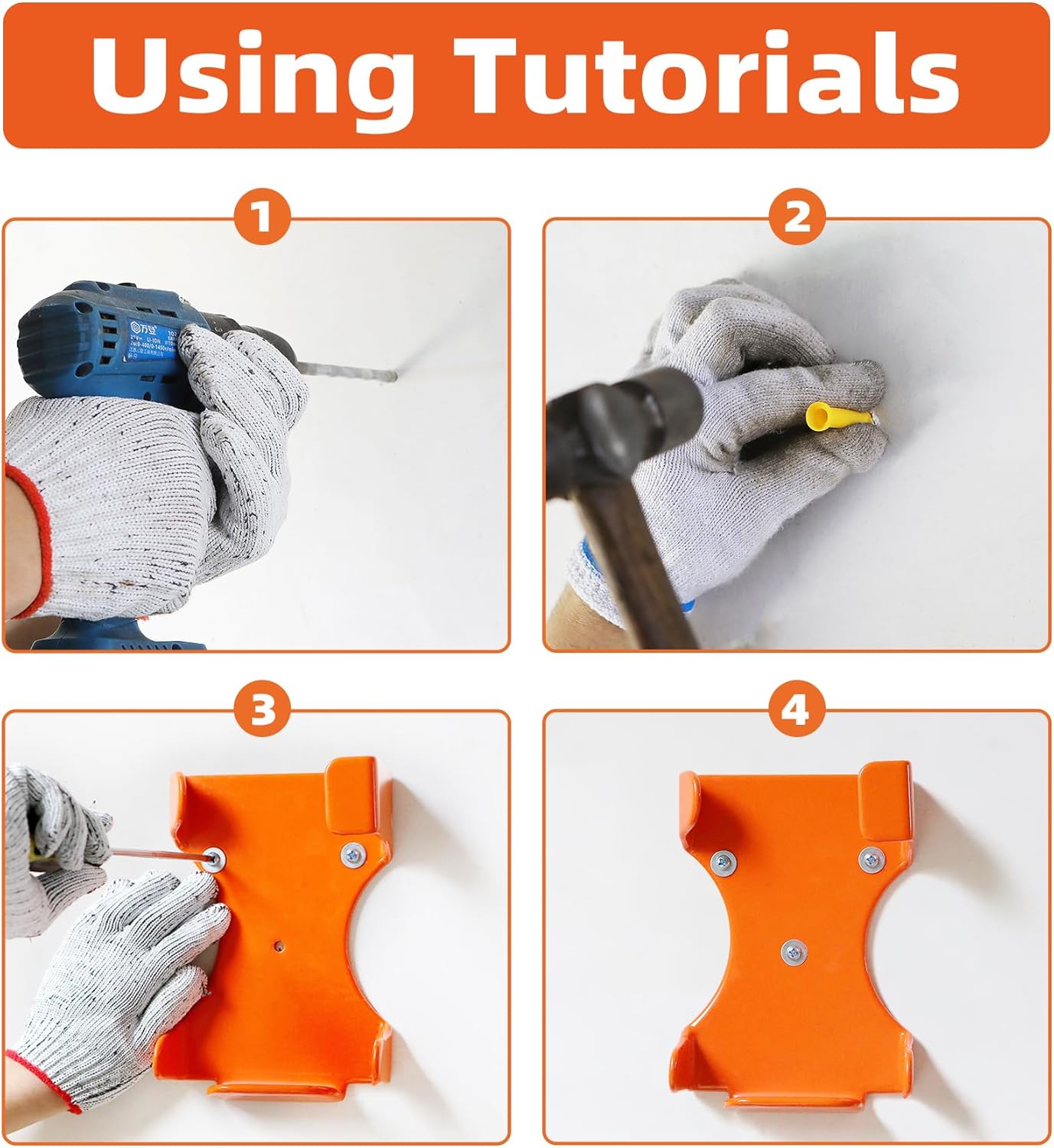 Skiennix Leaf Blower Holder - Durable Garage Wall Mount for Stihl BG-86 & SH86 | 1 Pack