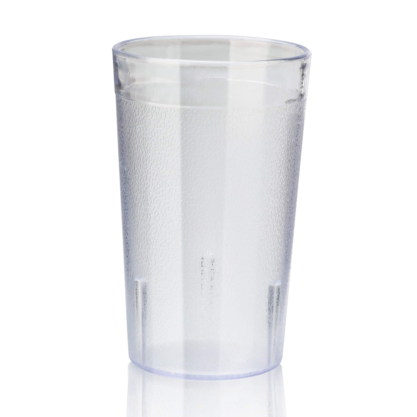 New Star Foodservice Restaurant-Grade Polycarbonate Beverage Tumblers, 5 oz, Clear, Set of 12