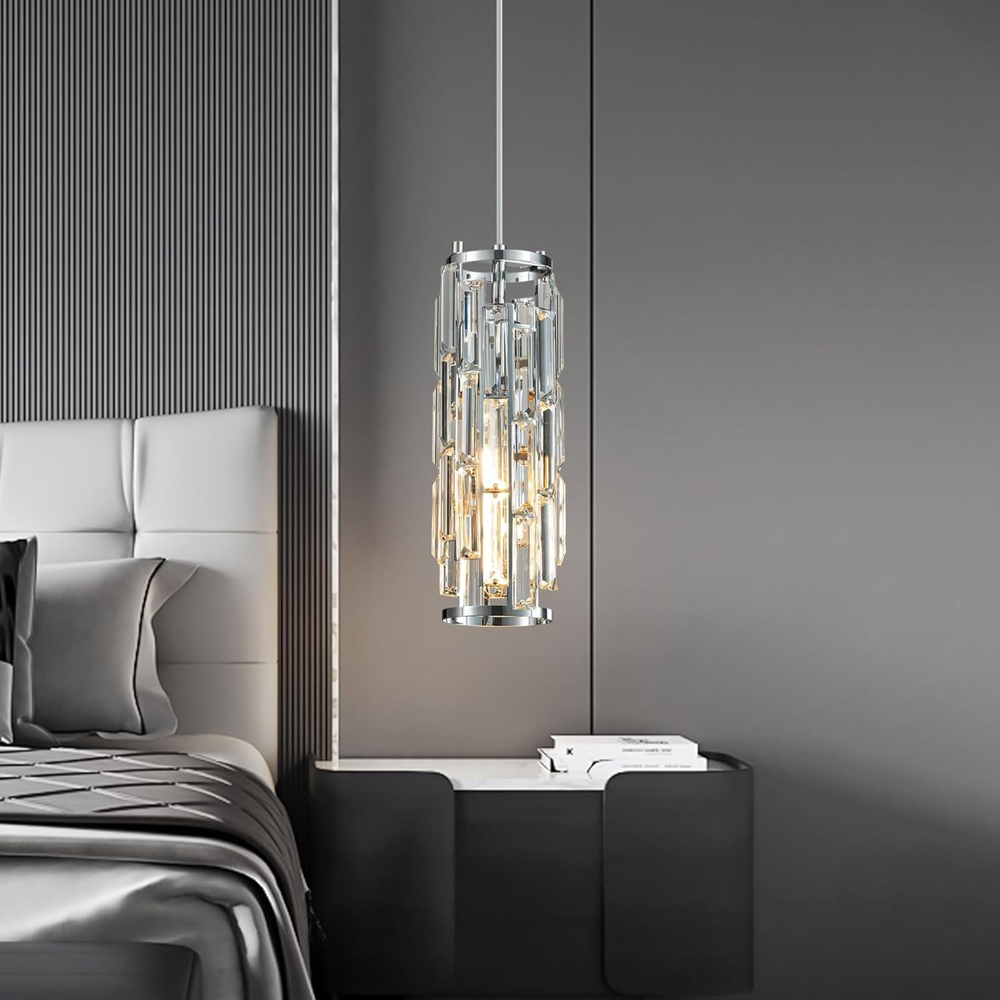 Pendant Lights Modern Pendant Lights Kitchen Island Gold Pendant Light Fixture Mini Crystal Chandelier Lighting for Kitchen Island Dinning Room Bedroom Sink (Gold 3-Light)