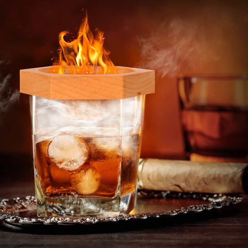 WEICHA Bourbon Whiskey Gifts for Men Dad - Cocktail Smoker Kit with Torch, Birthday Anniversary Unique Gifts for Father Boyfriend Husband Grandpa, Smoked Bourbon Kit, Mens Gifts Ideas