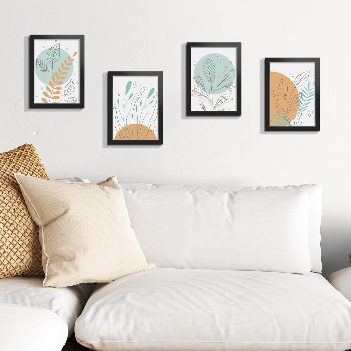 LaVie Home 6x8 Picture Frame - Classic Black Frame with HD Plexiglas for Vertical/Horizontal Display