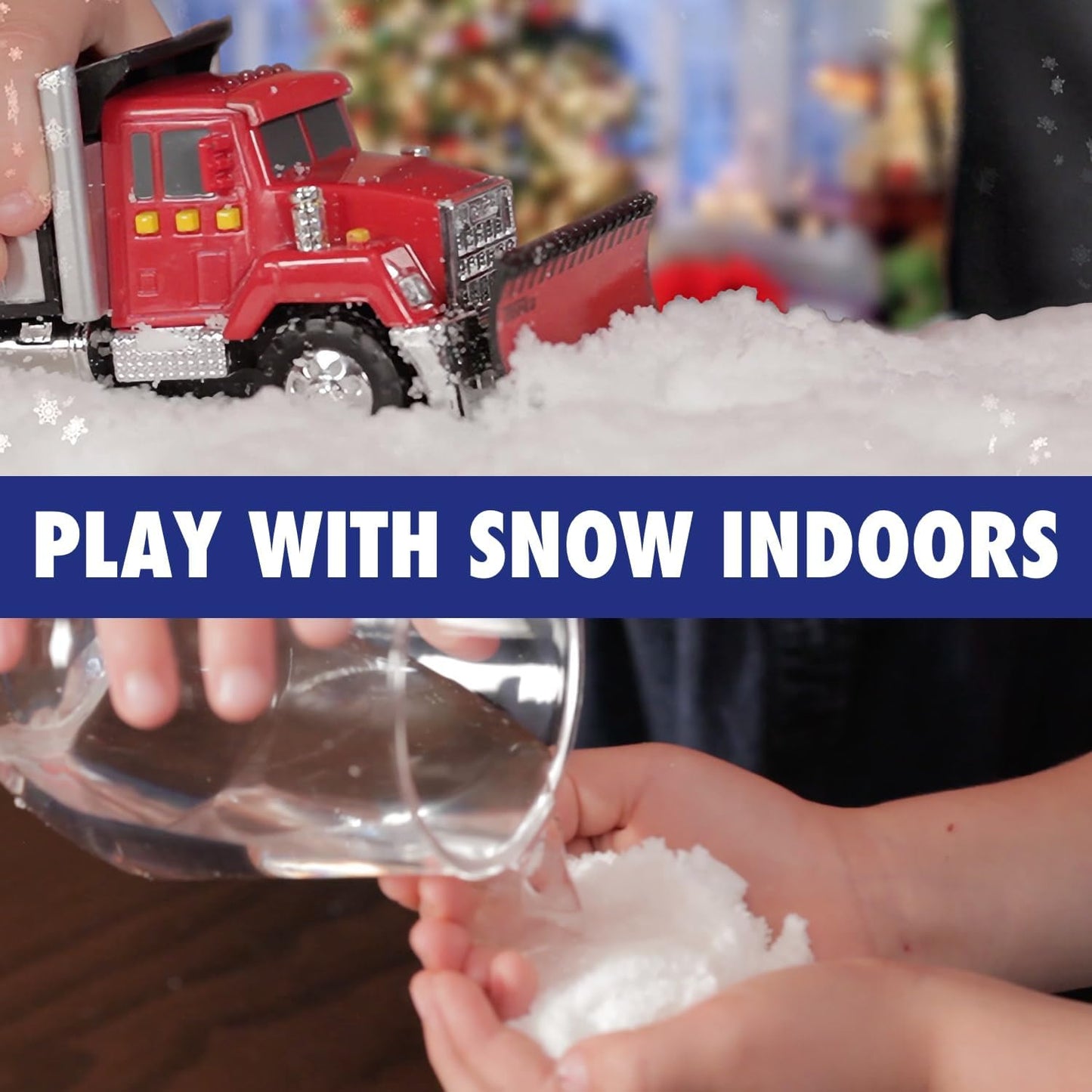Small Instant Snow | Artificial Snow for Cloud Slime - As Seen on Shark Tank