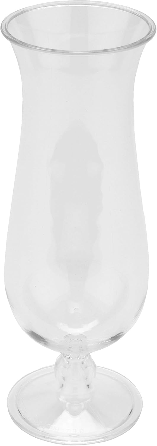 G.E.T. HUR-1-CL Carefree Shatterproof Cocktail/Hurricanes Glasses, 15 oz set of 12.