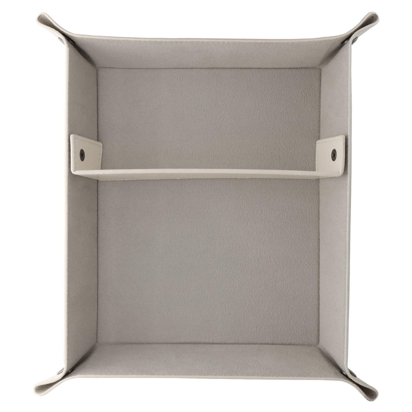 Londo Leather Tray Organizer - Practical Storage Box for Wallets, Watches, Keys, Coins, Cell Phones and Office Equipment
