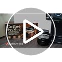 2 Pack 16oz Mini Coffee Pot Mug with Leak-Proof Lid, Gift Boxed - Perfect for Coffee Lovers