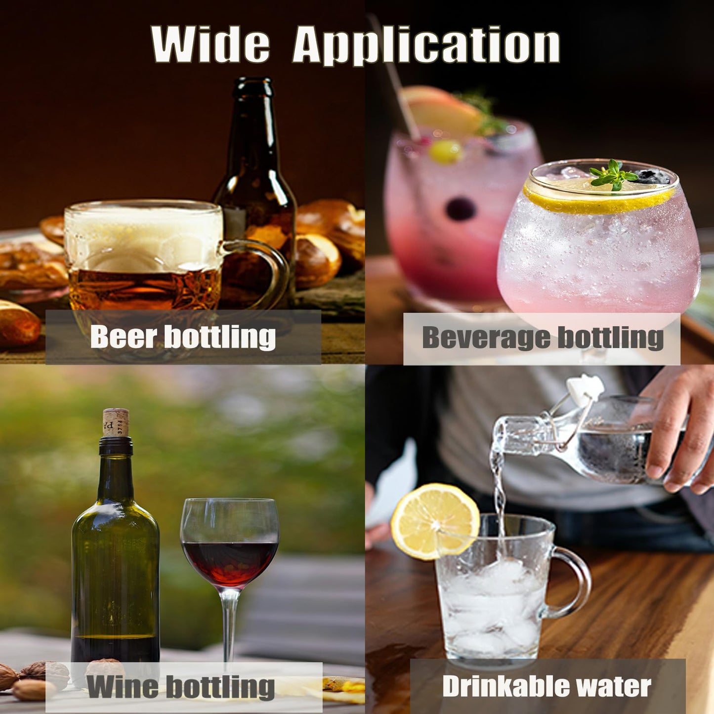 Wine Siphon Pump, Food Grade Auto Siphon Self Priming USB Electric Transfer Pump for Bottling Home Brew Wine, Beer, Kombucha, Mini Water Transfer Pump Kit, 2L/Min, No Mess Leak, Low Noise