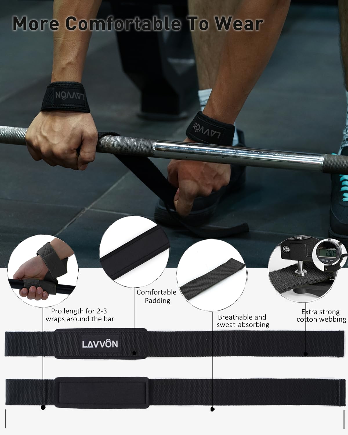 7Pcs-Barbell Pad Set for Hip Thrust - Squat Pad, Bench Press Workout Foam Weight Lifting Bar Cushion,Gym Accessories for Women with Bar Bad,with Gym Ankle Straps,Hip Resistance Bands,Lifting Strap (Black)