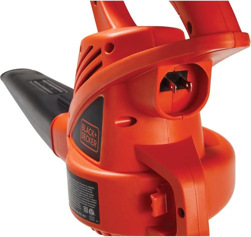 BLACK+DECKER Electric Leaf Blower - Lightweight Handheld Design, 180 MPH Air Speed, 7-Amp Power