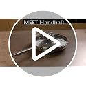 10-Inch No-Coating Titanium Alloy Frying Pan with Lid - Handhaft, Hammered Surface