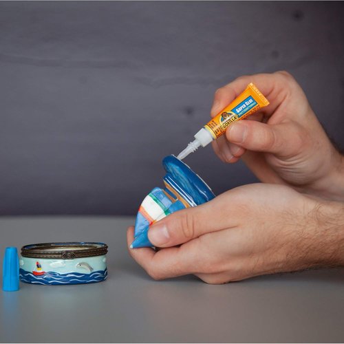 Gorilla Super Glue - Fast-Setting, Impact-Tough All-Purpose Adhesive - 4 x 3g Tubes, Clear