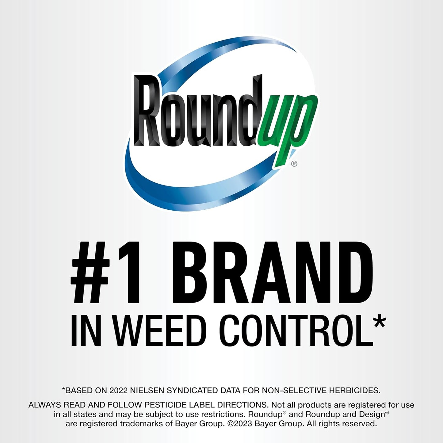 Roundup Weed & Grass Killer 4 - Comfort Wand for Easy Application | 1.33 Gallon for Flower Beds & Driveways