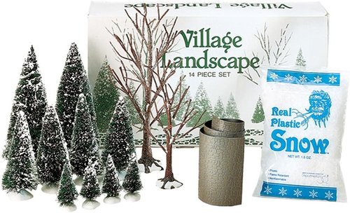 Department 56 | Landscape Accessory Set for Villages - Enhance Your Holiday Decor