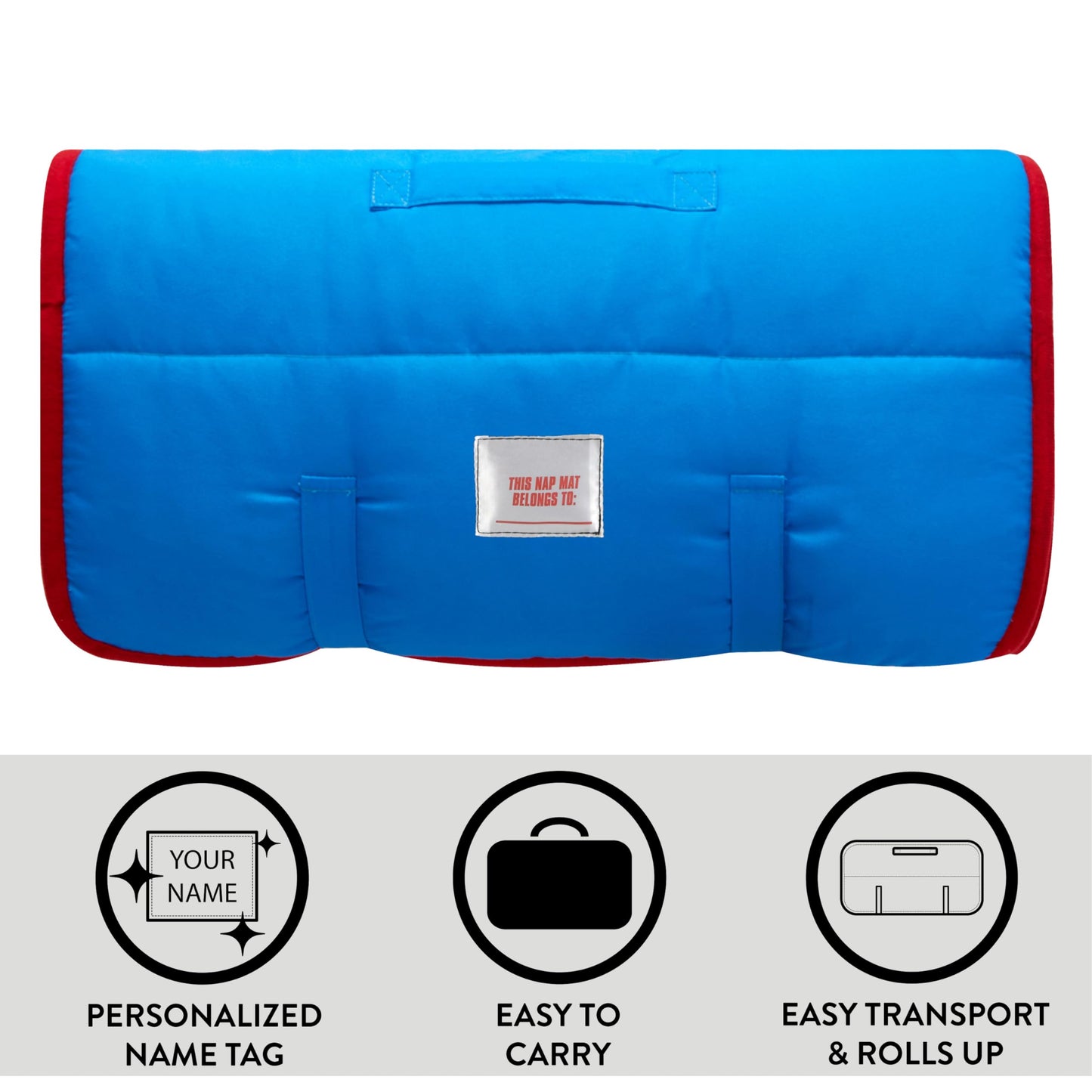 Idea Nuova Spidey and His Amazing Friends Toddler Quilted Nap Mat with Built in Blanket and Pillow, 20" Wx46 L, Spidey and Friends