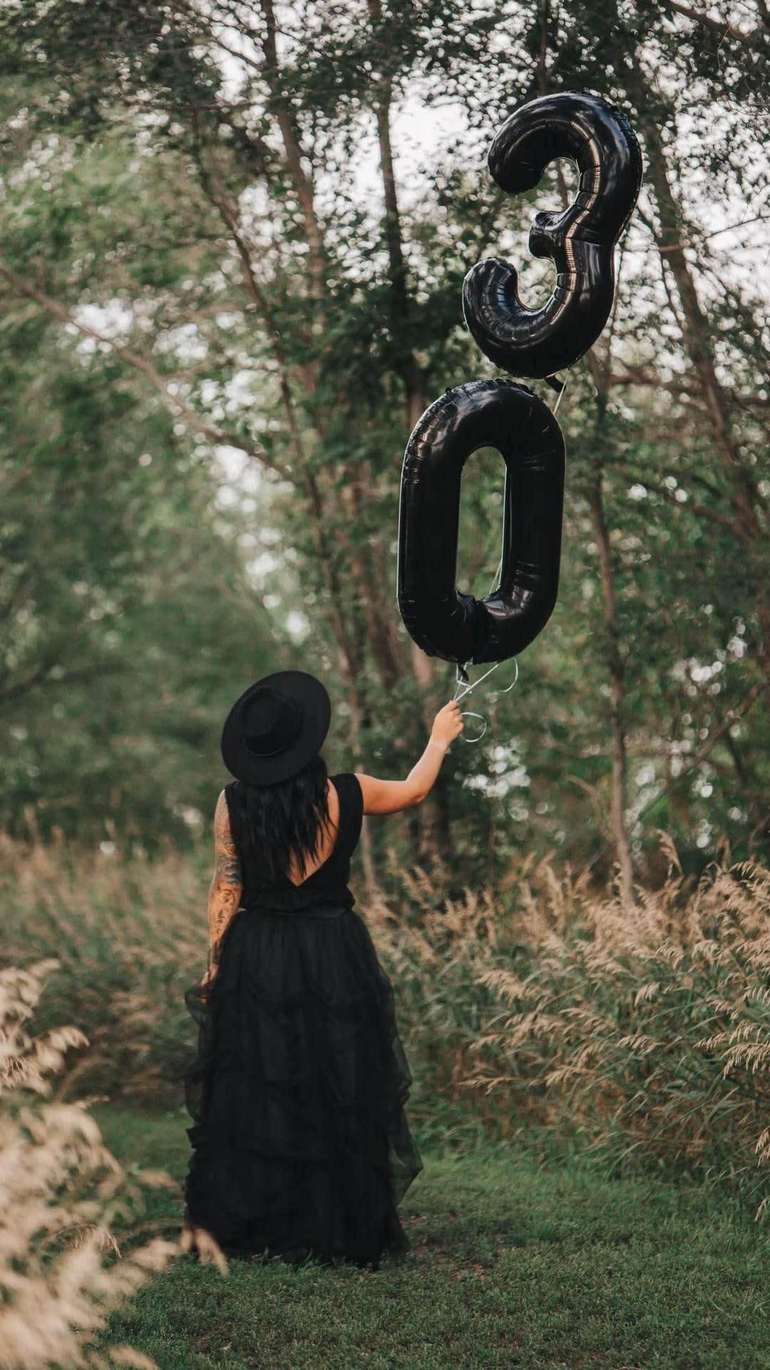 Black Number 29 Balloon 40 inch, 29 Number Balloons, 29th Black Birthday Decorations for Women Men, 29 Year Old Black Party Supplies