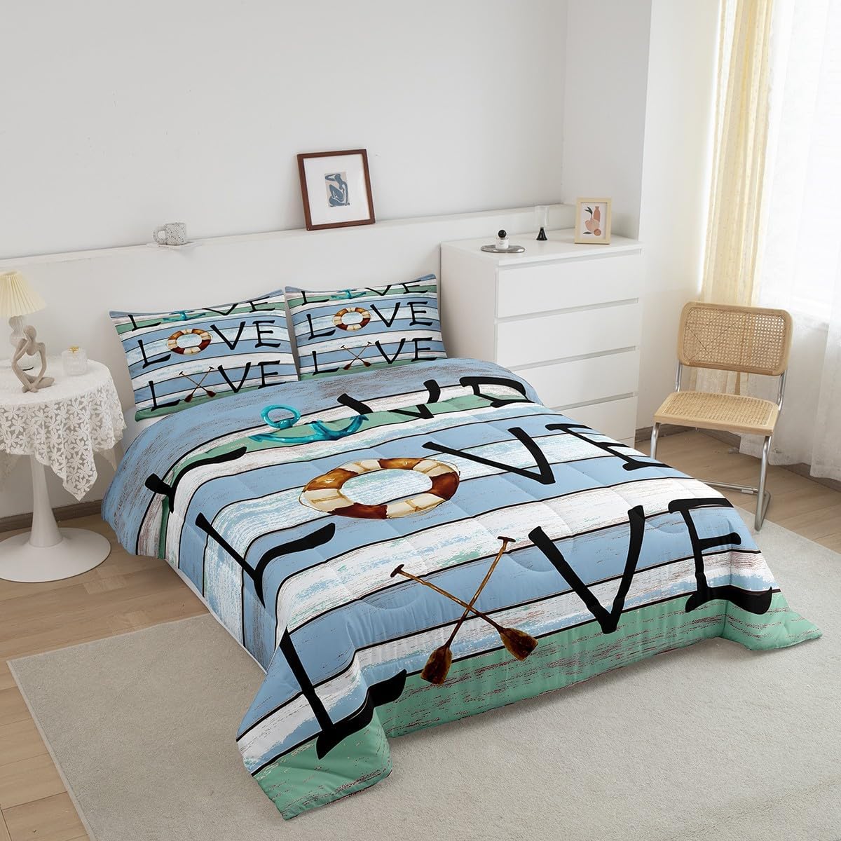 jejeloiu Baseball Comforter Set Twin Size Kids Camo American Flag Comforter for Boys Girls Teens Camouflage Bedding Set Breathable Baseball Games Duvet Set Room Decor Quilt Set