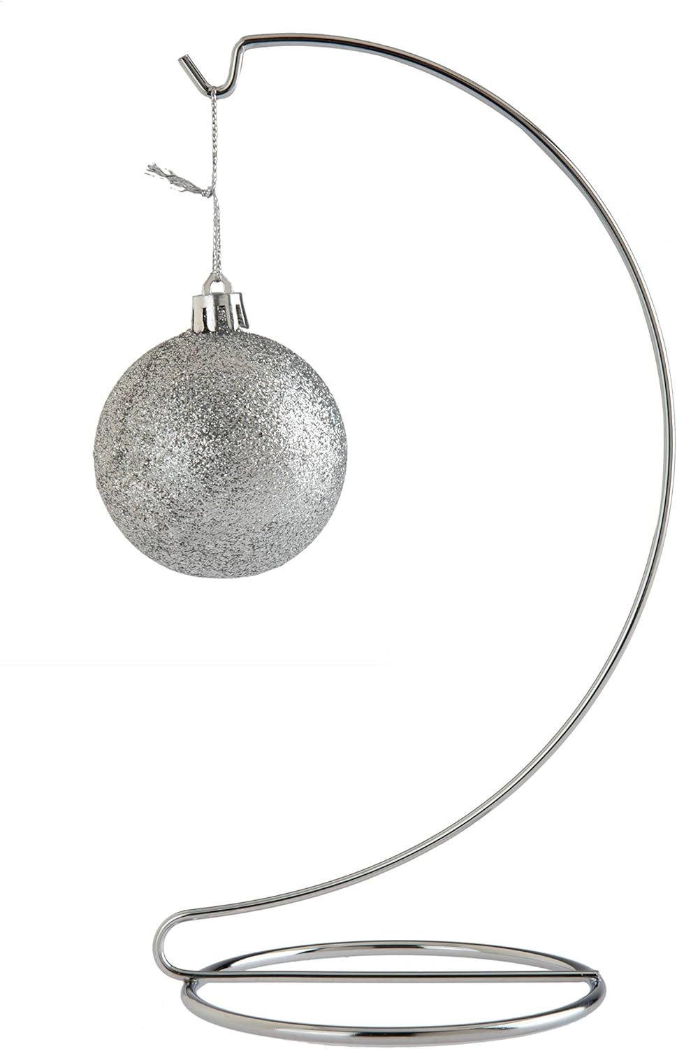 10-Inch Gold Metal Ornament Display Hanger Stands - Set of 6 for Christmas Ornaments & Terrariums