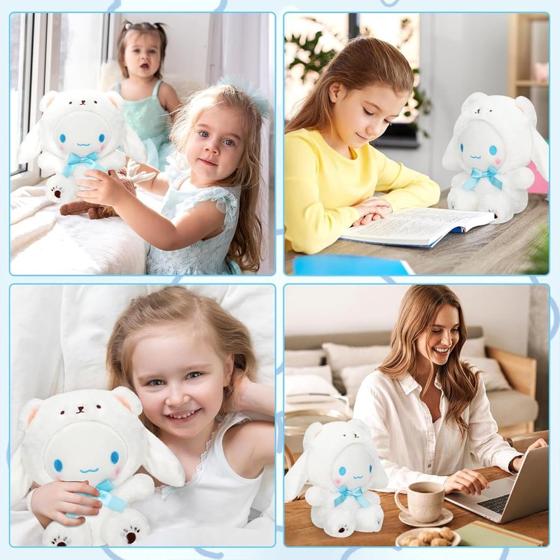 JBSBAQI Plush, Kawaii Cartoon Plush Figure Toy, Cute Stuffed Animal Pillow, Cartoon Theme Party Favor for Boys and Girls Fans Birthday Gift 11 * 10in (A)