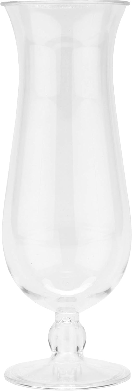 G.E.T. HUR-1-CL Carefree Shatterproof Cocktail/Hurricanes Glasses, 15 oz set of 12.