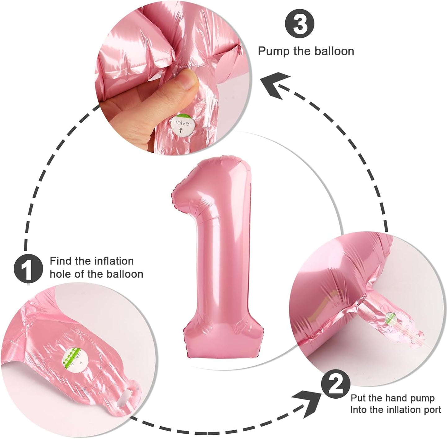 Number 0 Balloons - 40 Inch Pastel Pink Birthday Decorations for Milestone Events & Baby Showers