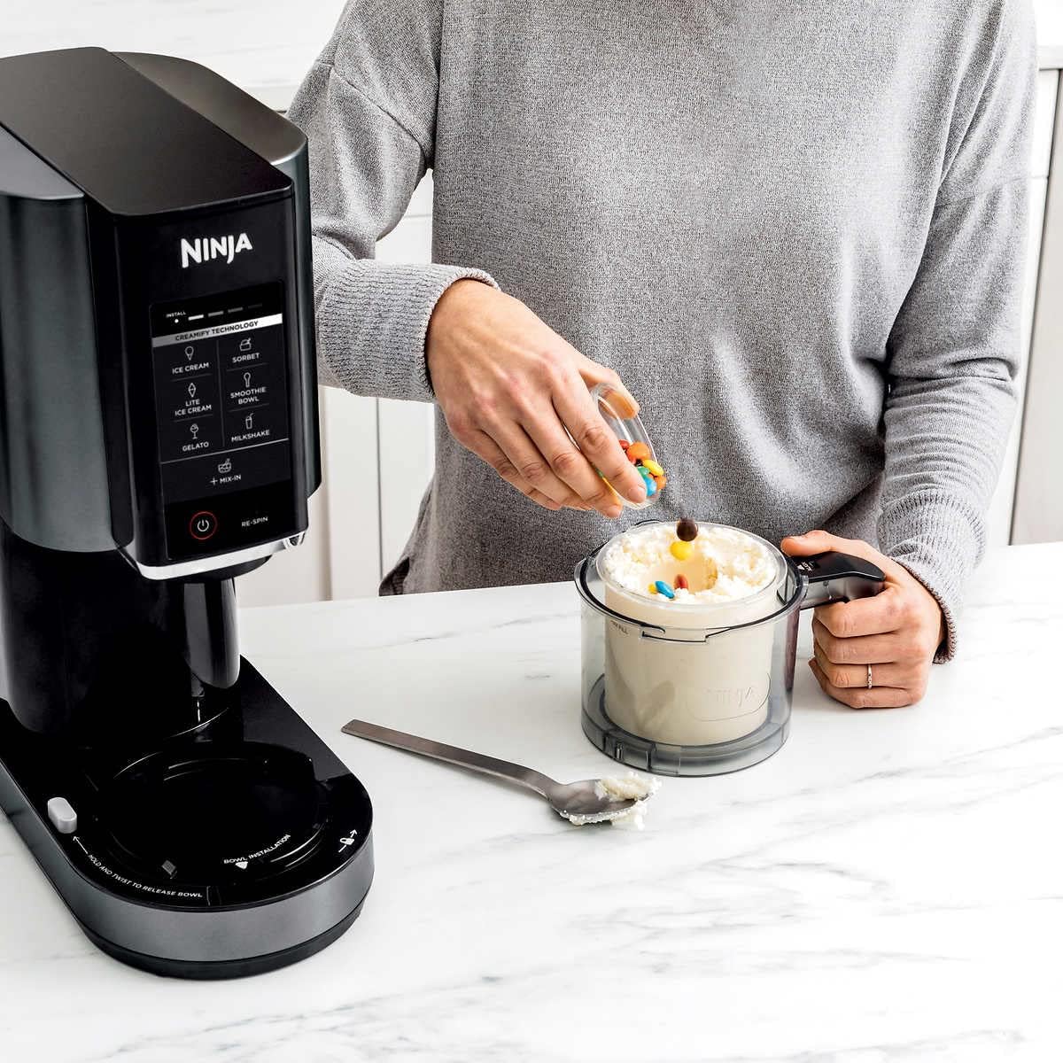 Ninja CN301CO CREAMi Ice Cream Maker - Create Gelato, Milkshakes & Sorbet with 7 One-Touch Programs
