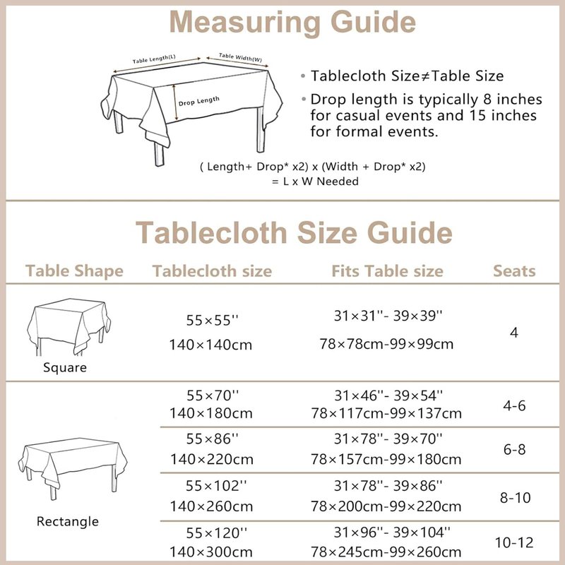 Zdolmy Natural Flax Linen Handmade Hemstitch Tablecloth 70" x 55"– Undyed Square Table Cover for Kitchen, Dining & Decoration, Ideal for Father's Day