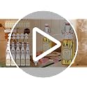 8 oz Square Glass Vanilla Extract Bottles Set - 10 Pack with Swing Tops, Labels & Funnel - Variation of 10PC 8oz Square Bottle