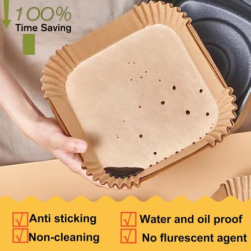 Instant Pot Vortex Plus Air Fryer Liners - 150 Pcs Disposable Parchment Paper, 7.9 Inches for 3-6QT